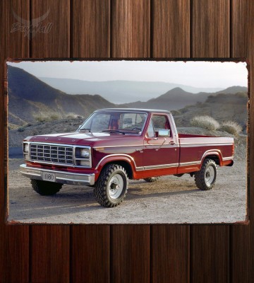 Металлическая табличка Ford F-250 Ranger
